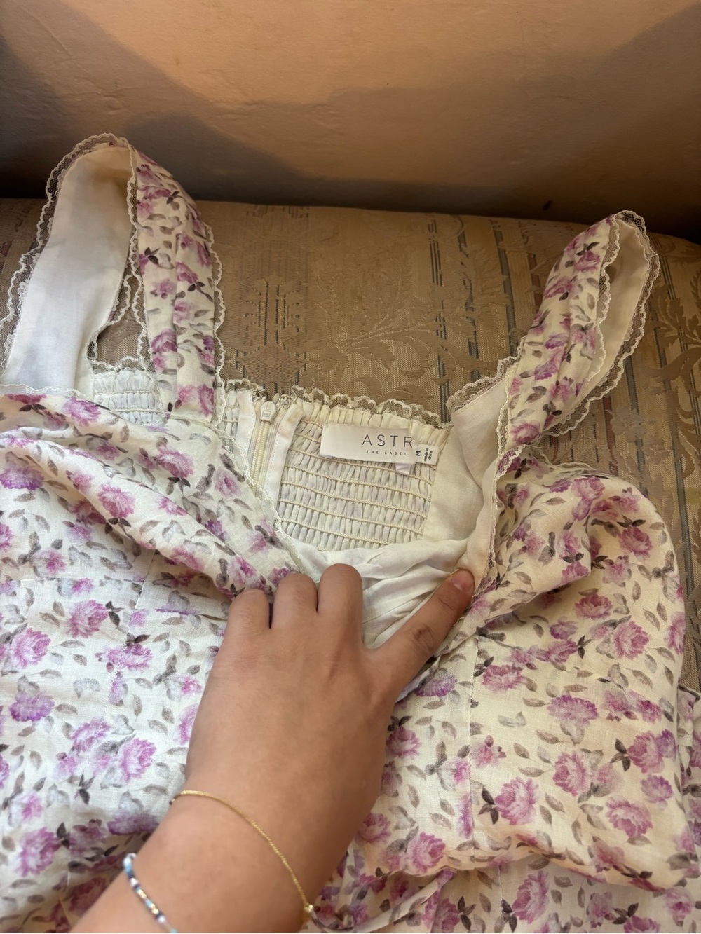 Floral Ruffle Strap Sundress - Picture 2 of 2